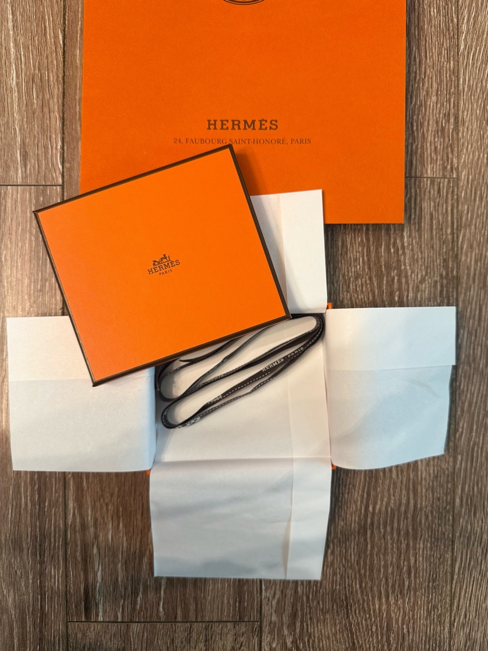 EMPTY Hermes gift box & bag - Picture 2 of 2